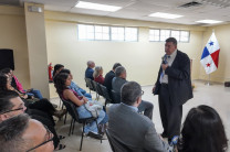 Mgtr. Severino Mejía, expositor y colaborador, miembro honorario del Instituto del Canal de Panamá. Mgtr. Severino Mejía, expositor y colaborador, miembro honorario del Instituto del Canal de Panamá.
