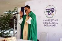 Padre Justo Rivas, capellán de la UTP.