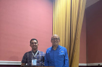 Dr.  Erick Vallester, docente e investigador de la Universidad Tecnológica de Panamá (UTP) y el Dr. Euclides Deago, investigador del Centro de Investigaciones Hidráulicas e Hidrotécnicas (CIHH).