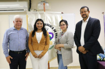 Ing. Carlos Ruiz, Kimberly Sánchez, Dra. Elsa Acosta y Mgtr. Youbert De Puy.