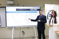 Abdiel Rodríguez y Ashley Rivas sustentando