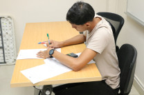 Demostraron su talento en matemáticas.