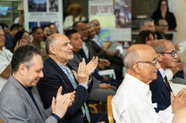 A la actividad asistieron los exdirectores del Centro Experimental de Ingeniería.