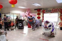 Presentación artística tradicional China.
