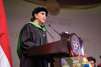Dra. Lineth Alaín de Meier, directora del centro Regional. 