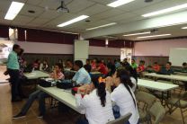 Docentes y estudiantes de la UTP Chiriquí participan reunión.