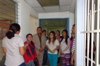 Estudiantes de la UTP Chiriquí hacen donación a Nutre Hogar.