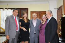 El Dr. Oscar Ramírez Ríos, Ing. Fernanda Billard, Dr. Gustavo García de Paredes,