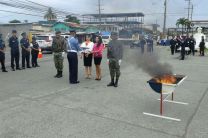 Cremación de bandera en la provincia de Bocas del Toro.
