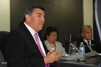 El Rector, Dr. Oscar Ramírez, hizo la presentación del anteproyecto.