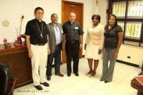 Representantes de Iglesia Católica reunidos con autoridades de UTP y UTP Colón.