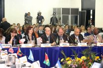 Participantes de la Octava Reunión Interamericana de Ministros de Educación.