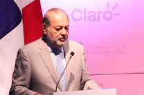 Carlos Slim, durante su presentación.