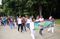 Desfile por el Campus Dr. Víctor Levi Sasso.