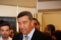 Dr.Oscar Ramírez, durante las inauguraciones.