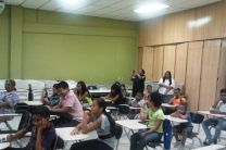 Los niños y niñas que participan en el Veranito 2013.