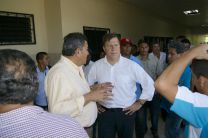 El Rector de la Universidad Tecnológica de Panamá, acompañó al Presidente de la 