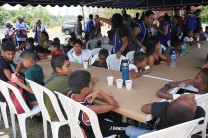 Estudiantes del Servicio Social UTP, atendieron a los niños.