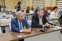 Autoridades de la UTP estuvieron presentes en el acto de licitación. 