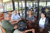 Almuerzo con los estudiantes 