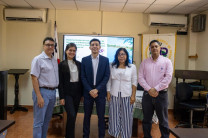 La sustentación fue evaluada por la Mgtr. Sonia Camarena y el Ing. Eric Pérez, y contó con la asesoría del Dr. Cristian Pinzón.