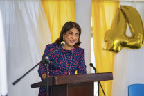 Rectora Electa de la UTP, Dra. Ángela Laguna Caicedo.