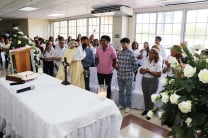 Como parte de la celebración del aniversario se ofreció una misa.