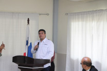 El Arq. Carlos Manuel Rivera, subdirector ejecutivo del IDAAN, durante su intervención sobre el impacto directo de los operadores en la salud pública y el bienestar comunitario.