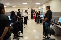 La Rectora Dra. Ángela Laguna agradeció al equipo de la DITIC por el trabajo realizado con el Data Center  