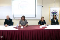Dr. Orlando Aguilar, Dra. Ángela Laguna, Lcda. Cristina Lewis y Mgtr. Jaroslava Allen.