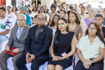 Autoridades presiden ceremonia. Autoridades de la UTP presiden el acto de entrega de apoyos socioeconómicos.