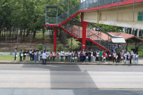 Cadena humana del Centro Regional de Coclé 