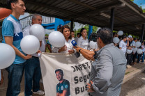 La Dra. Ángela Laguna Caicedo estuvo presente desde el C. R. de Veraguas.
