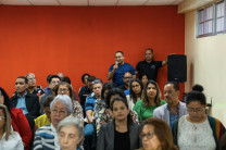 Salón de conferencias de la FCyT.