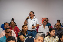 El personal administrativo compartió anécdotas y vivencias.