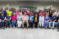 El personal y autoridades de la CRV agradeció que se haya tomado en cuenta este Centro para la actividad del Café Administrativo.