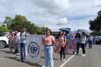 Caminata de la lucha contra el cáncer de mama y próstata.