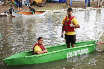 Competencia realizada en el lago de la Extensión de Tocumen.