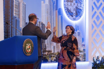 Juramentación de la nueva presidenta de la CAPAC.