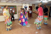 Presentación cultural de nuestros estudiantes con el baile Congo.