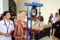 Sra. María Mercedes de Isaac, viuda del Prof. Martín Issac Donderis.