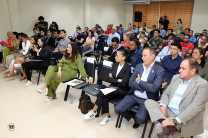 También asistieron estudiantes del Centro de Tele Educación Dr. Víctor Levi Sasso.