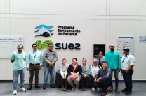 Investigadores en el Programa de Saneamiento de Panamá.