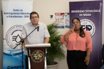 Palabras de apertura de este evento las dio el Dr. José Fábrega, director del CIHH.