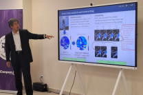 Dr. Tomoki Ushiyama, representante del International Centre for Water Hazard and Risk Management (ICHARM) Dr. Tomoki Ushiyama, representante del International Centre for Water Hazard and Risk Management (ICHARM)
