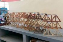 Concurso de Cerchas de Madera, en la UTP.