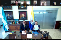 El acto protocolar se firmó de manera virtual con testigos de ambas instituciones.