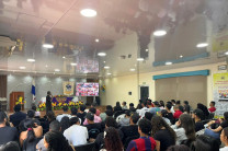 Estudiante participan de la Segunda Jornada de Sensibilización. 