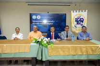 La actividad contó con la participación del Director del Centro Regional de Veraguas, Mgtr. Adriano Martínez, y de la docente asesora de los estudiantes organizadores, Mgtr. Milka Degracia.