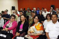 El acto inaugural tuvo lugar en el Salón de Conferencias de la FCyT.